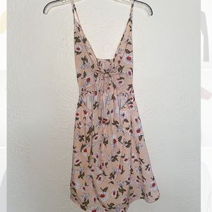 Tied in the front dress